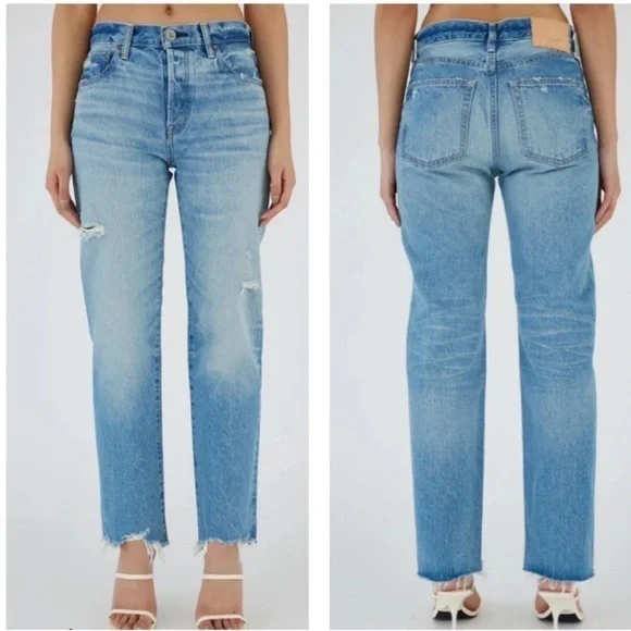 Moussy‎ Vintage 25 NWT Colemont Straight Rigid Button Fly Jeans